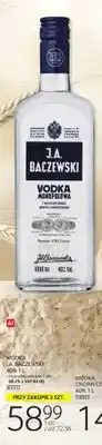 Selgros Wódka J.A. Baczewski 40% oferta