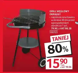 Selgros Grill węglowy okrągły oferta