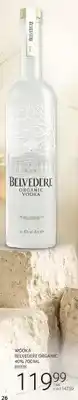 Selgros Wódka Belvedere Organic 40% oferta