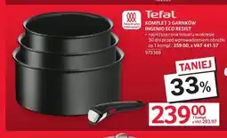 Selgros Komplet garnków Tefal Ingenio Eco Resist 3-pak oferta