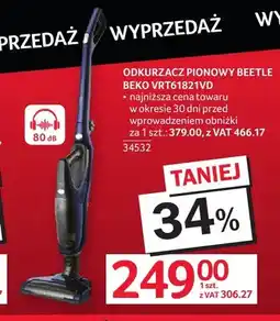 Selgros Odkurzacz pionowy Beetle Beko VRT61821VD oferta