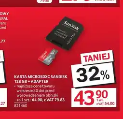 Selgros Karta microSDXC SanDisk 128 Gb + adapter oferta