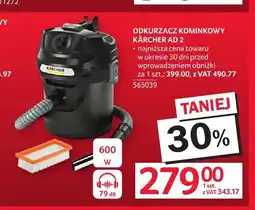 Selgros Odkurzacz kominkowy Kärcher Ad 2 oferta
