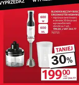 Selgros Blender ręczny Bosch ErgoMaster MSM4W220 oferta