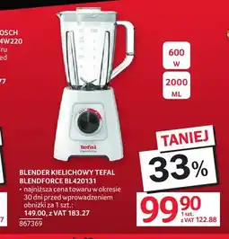 Selgros Blender kielichowy Tefal Blendforce BL420131 oferta