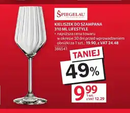 Selgros Kieliszek do szampana Spiegelau Lifestyle oferta