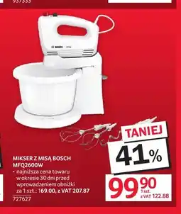 Selgros Mikser z misą Bosch MFQ2600W oferta