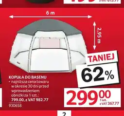 Selgros Kopuła do basenu oferta