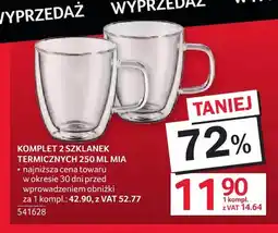 Selgros Komplet szklanek termicznych Mia 2-pak oferta