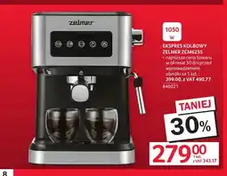 Selgros Ekspres kolbowy Zelmer ZCM6255 oferta