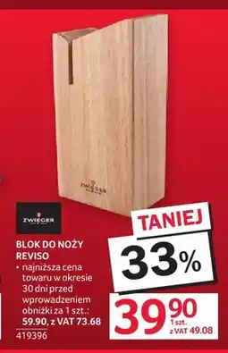 Selgros Blok do noży Reviso Zwieger oferta