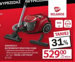 Selgros Odkurzacz bezworkowy Bosch BGC41Q69 oferta