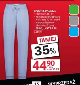 Selgros Spodnie damskie oferta