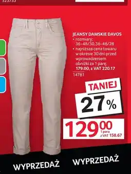 Selgros Jeansy damskie Davos oferta
