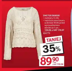 Selgros Sweter damski oferta