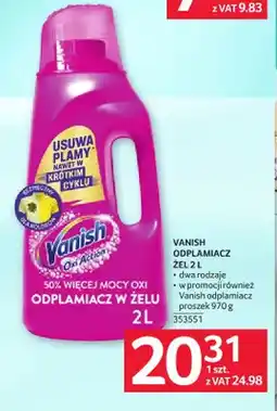 Selgros Odplamiacz w żelu Vanish Oxi Action oferta