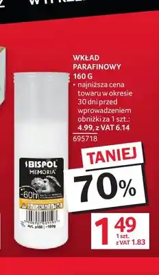 Selgros Wkład parafinowy Bispol oferta