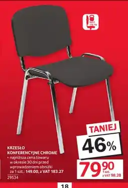 Selgros Krzesło konferencyjne Chrome oferta