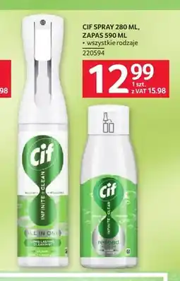 Selgros Spray do czyszczenia Cif Infinite Clean oferta
