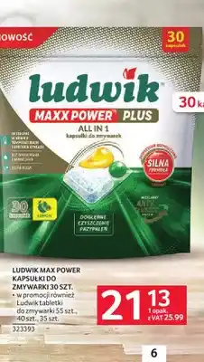 Selgros Kapsułki do zmywarki Ludwik Max Power oferta