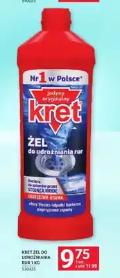 Selgros Żel do udrożniania rur Kret oferta