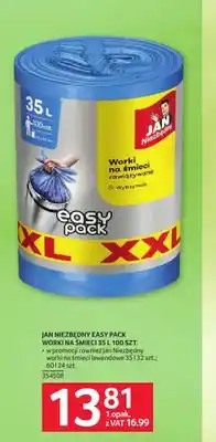 Selgros Worki na śmieci Jan Niezbędny Easy Pack 35 l oferta