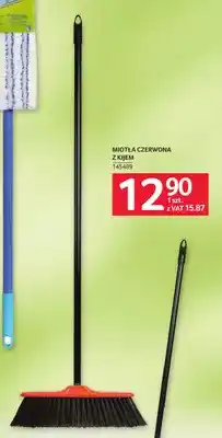 Selgros Miotła czerwona z kijem oferta