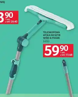 Selgros Teleskopowa myjka do szyb Wind & Frame Leifheit oferta