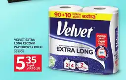 Selgros Ręcznik papierowy Velvet Extra Long 2-pak oferta