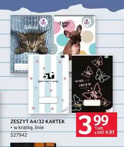 Selgros Zeszyt A4/32 kartek oferta