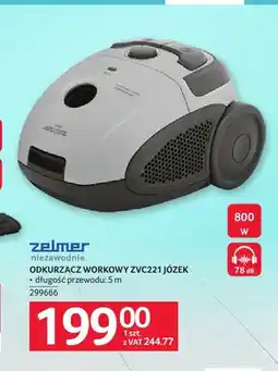 Selgros Odkurzacz workowy Zelmer Józek ZVC221 oferta