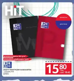 Selgros Zeszyt tematyczny A4/60 kartek Oxford oferta