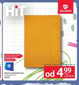 Selgros Zeszyt Astrapap Fluo Astra oferta