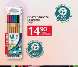 Selgros Cienkopis Point 88 Stabilo 6-pak oferta