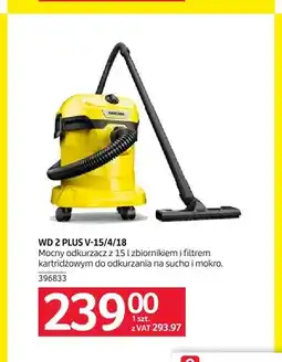 Selgros Odkurzacz Kärcher Wd 2 Plus V-15/4/18 oferta