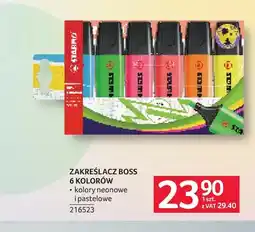 Selgros Zakreślacz Boss Stabilo 6-pak oferta