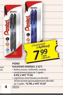 Selgros Pióro kulkowe Pentel EnerGel 2-pak oferta