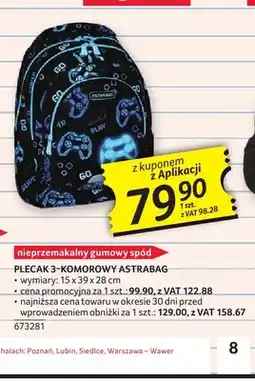 Selgros Plecak 3-komorowy Astrabag oferta