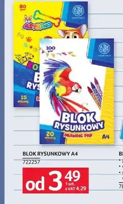 Selgros Blok rysunkowy A4 Astra oferta