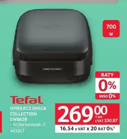 Selgros Opiekacz Tefal Snack Collection SW862B oferta
