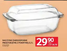 Selgros Naczynie żaroodporne prostokątne z pokrywą oferta