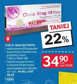 Selgros Suplement diety Chela-Mag B6 Forte Olimp oferta