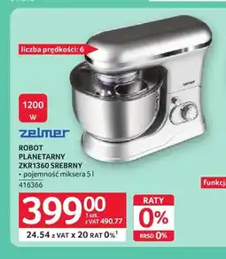 Selgros Robot planetarny Zelmer ZKR1360 srebrny oferta