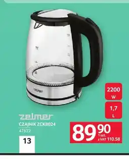 Selgros Czajnik elektryczny Zelmer ZCK8024 oferta