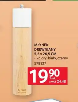 Selgros Młynek drewniany 5,5x26,5 cm Altom Design oferta