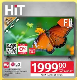 Selgros Telewizor LED 65 Lg 65UR781C oferta
