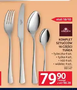 Selgros Komplet sztućców 16 części Tunea Gerlach oferta
