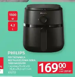Selgros Frytkownica beztłuszczowa Philips Seria 1000 NA120/00 oferta