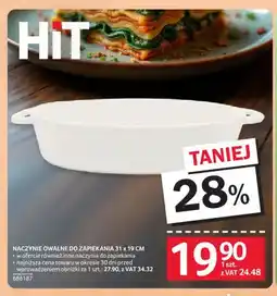 Selgros Naczynie owalne do zapiekania 31x19 cm oferta