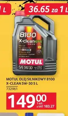 Selgros Olej silnikowy 8100 X-Clean 5W-30 Motul oferta